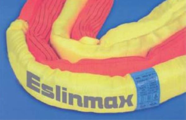 Eslinga; imagen de una eslinga fabricada por ESLINMAX de la más alta calidad.